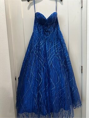 Princess Style Glitter Tulle Formal Party Dress
